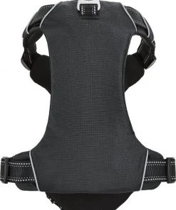 Frisco Outdoor Premium Ripstop Nylon Harness with Pocket, Midnight Black, XL - Girth: 32-44-in + Reflective Comfort Padded Dog Collar, Midnight Black, LG, Neck: 18 -26-in, Width: 1-in -Frisco Sales 2024 319304 PT2. SY630 V1631157080