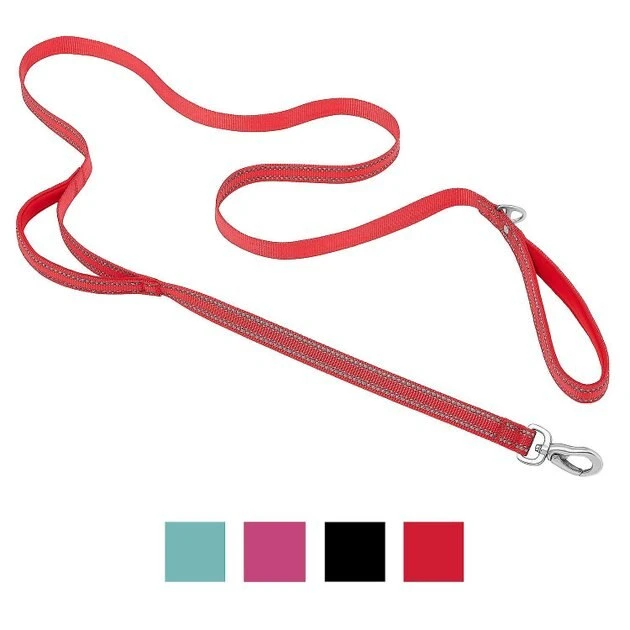 Frisco Outdoor Premium Ripstop Nylon Harness with Pocket, Sunset Orange, Extra Large, Neck: 22 to 34-in, Girth: 32 to 44-in + Reflective Comfort Padded Dog Leash, Sunset Orange, Large - Length: 6-ft, Width: 1-in 8 Frisco Outdoor Premium Ripstop Nylon Harness with Pocket, Sunset Orange, Extra Large, Neck: 22 to 34-in, Girth: 32 to 44-in + Reflective Comfort Padded Dog Leash, Sunset Orange, Large - Length: 6-ft, Width: 1-in - Image 6