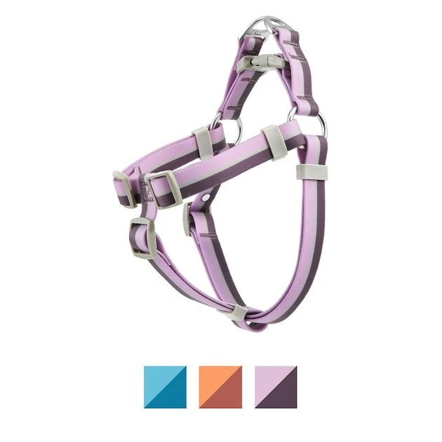 Frisco Outdoor Two Tone Waterproof Stinkproof PVC Harness, Shadow Purple,Extra Large, Neck: 22 to 33-in, Girth: 32 to 44-in + Dog Leash, Boysenberry Purple, Large - Length: 6-ft, Width: 1-in 4 Frisco Outdoor Two Tone Waterproof Stinkproof PVC Harness, Shadow Purple,Extra Large, Neck: 22 to 33-in, Girth: 32 to 44-in + Dog Leash, Boysenberry Purple, Large - Length: 6-ft, Width: 1-in - Image 2