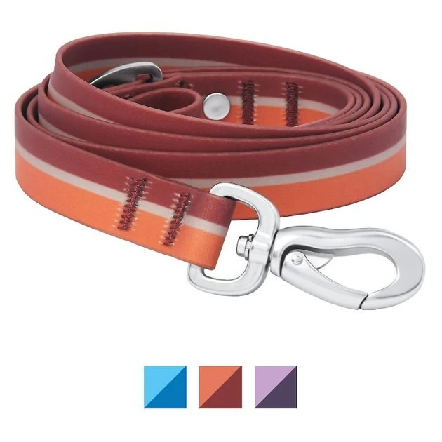 Frisco Outdoor Two Toned Waterproof Stink Proof PVC Leash, Sunset Orange, Large - Length: 6-ft, Width: 1-in + Dog Harness, Flamepoint Orange, Large, Neck: 19 to 27-in, Girth: 23 to 36-in 4 Frisco Outdoor Two Toned Waterproof Stink Proof PVC Leash, Sunset Orange, Large - Length: 6-ft, Width: 1-in + Dog Harness, Flamepoint Orange, Large, Neck: 19 to 27-in, Girth: 23 to 36-in - Image 2