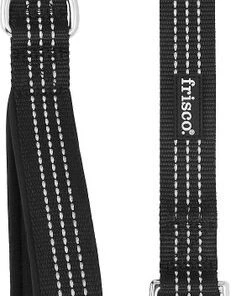 Frisco Traffic Leash with Padded Handles & Poop Bag Dispenser, Black, Length: 6ft, Width: 1-in + Refill Dog Poop Bags, Scented, 120 count -Frisco Sales 2024 319512 PT2. SY630 V1630620091