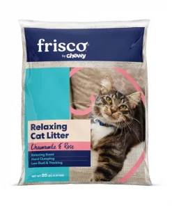 Frisco Relaxing Chamomile & Rose Scented Clumping Clay Cat Litter