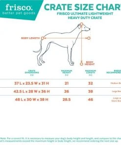 Frisco Ultimate Lightweight Heavy Duty Foldable & Stackable Steel Metal Single Door Dog Crate 11 Frisco Ultimate Lightweight Heavy Duty Foldable & Stackable Steel Metal Single Door Dog Crate -Frisco Sales 2024 326416 PT2. SY630 V1645739508