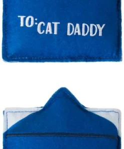 Frisco Father's Day Card Felt Cat Toy with Catnip, 2 count -Frisco Sales 2024 327029 PT2. SY630 V1648667377