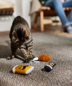 Frisco Dad's Essentials Plush Cat Toy with Catnip, 3 count -Frisco Sales 2024 327031 PT3. SY630 V1648667368