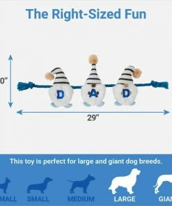 Frisco Dad Gnome Plush with Rope Dog Toy -Frisco Sales 2024 327053 PT1. SY630 V1648563986