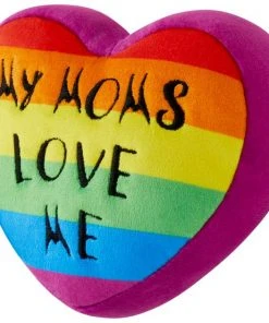 Frisco Pride My Moms Love Me Plush Squeaky Dog Toy