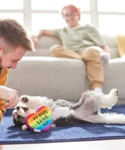 Frisco Pride My Dads Love Me Plush Squeaky Dog Toy -Frisco Sales 2024 331648 PT3. SY630 V1647355984
