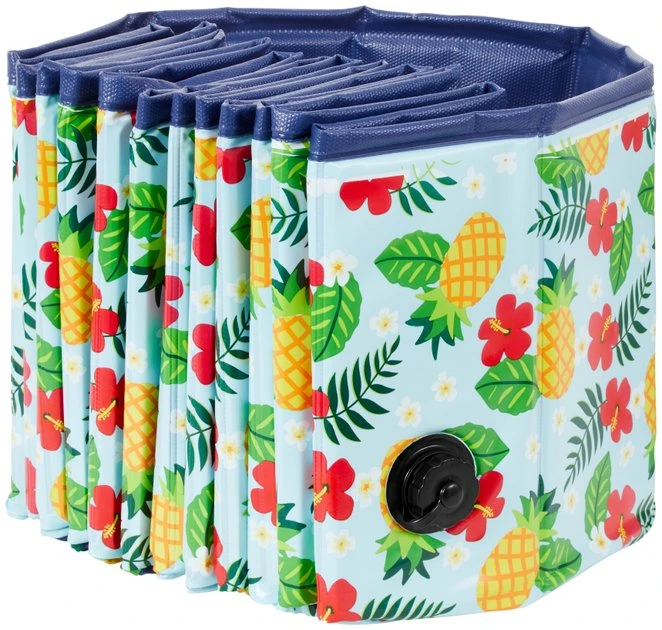 Frisco Outdoor Dog Swimming Pool, Hawaiian Print 5 Frisco Outdoor Dog Swimming Pool, Hawaiian Print - Image 3