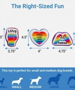 Frisco Pride Rainbow Hide & Seek Puzzle Plush Squeaky Dog Toy -Frisco Sales 2024 331673 PT2. SY630 V1649785282