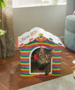 Frisco Pride Love Wins Cardboard Cat House -Frisco Sales 2024 331675 PT3. SY630 V1647356081