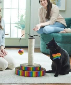 Frisco Pride Interactive Cat Scratcher Toy with Catnip -Frisco Sales 2024 331692 PT3. SY630 V1647355666
