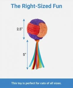 Frisco Pride Rainbow Sisal Ball Cat Toy -Frisco Sales 2024 331700 PT1. SY630 V1649784993
