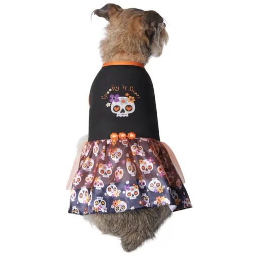 Frisco Sweet & Spooky Ruffle Skull Dog & Cat Dress -Frisco Sales 2024 335161 MAIN. SY630 V1658343134