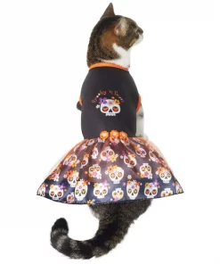 Frisco Sweet & Spooky Ruffle Skull Dog & Cat Dress -Frisco Sales 2024 335161 PT2. SY630 V1658347186