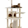 Frisco 62-in Faux Fur Cat Tree & Condo
