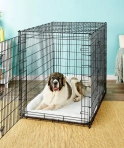 Frisco XX-Large Heavy Duty Double Door Wire Dog Crate, 54 inch